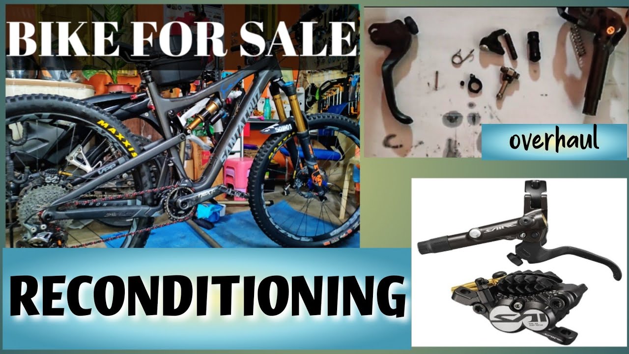 SHIMANO SAINT BRAKE LEVER PISTON REPAIR | STUCK | OVERHAUL | SANTA CRUZ BIKE FOR SALE | ProjecTrebs