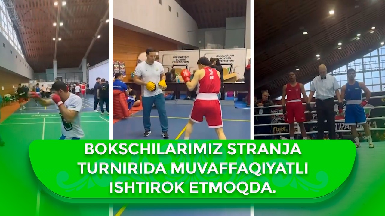 Bokschilarimiz Stranja turnirida muvaffaqiyatli ishtirok etmoqda.