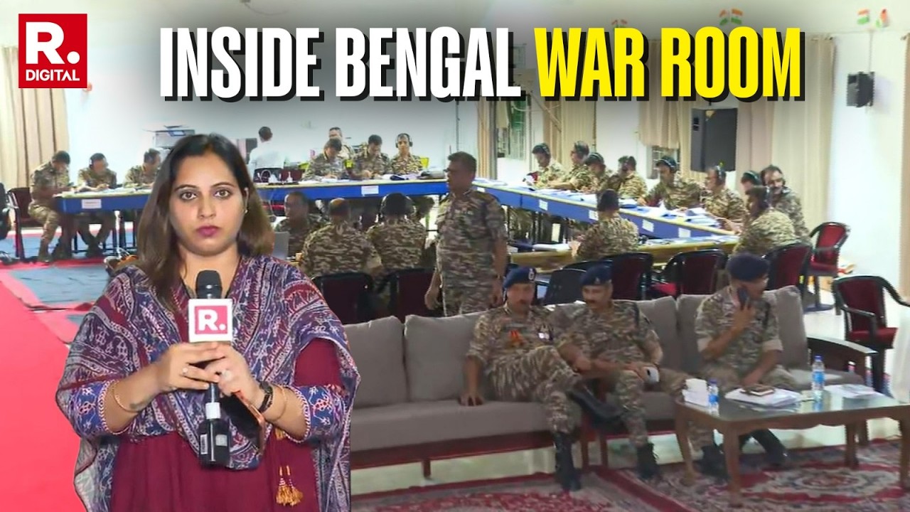 Inside Bengal War Room: Record CAPF, SAFE App & Crackdown As Poll Violence Fears Spike