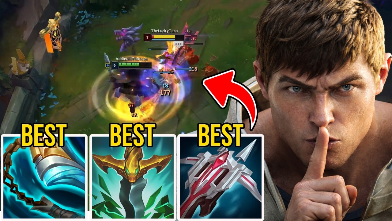 Гарен &mdash; самый имбалансный выбор в одиночной игре &mdash; руководство по игре за Гарена на верхней линии...