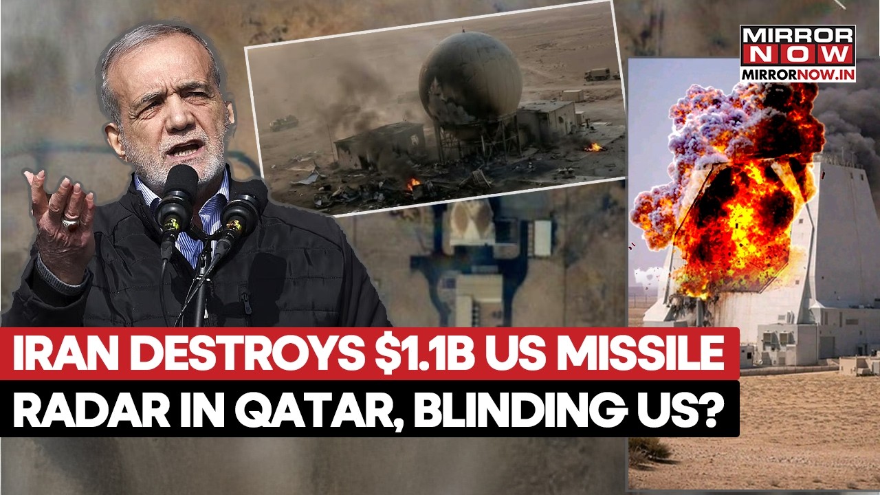 US-Iran War: Tehran Destroys US' Missile Radar In Qatar, Leaves Pentagon In Shock | Watch