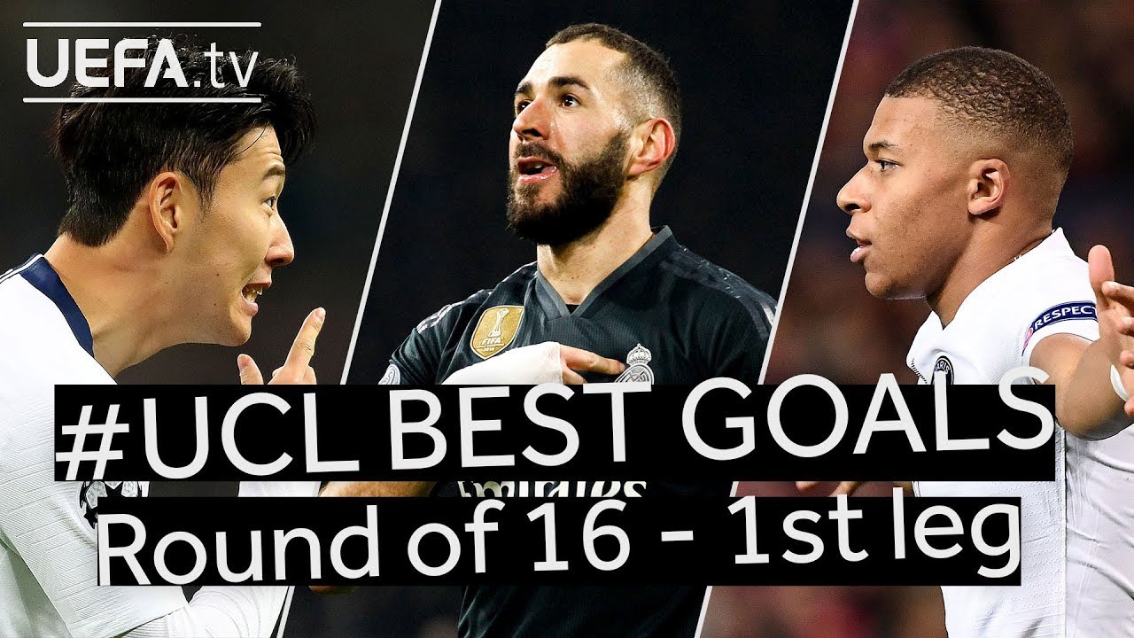SON, BENZEMA, MBAPPÉ: #UCL BEST GOALS, Round of 16 1st leg