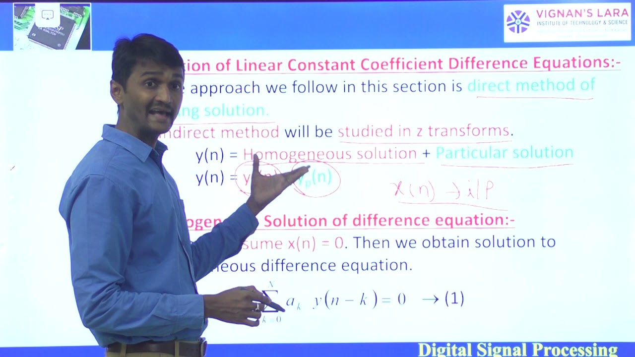 1.6. Linear Constant Coefficient Difference equations (LCCDE)-1