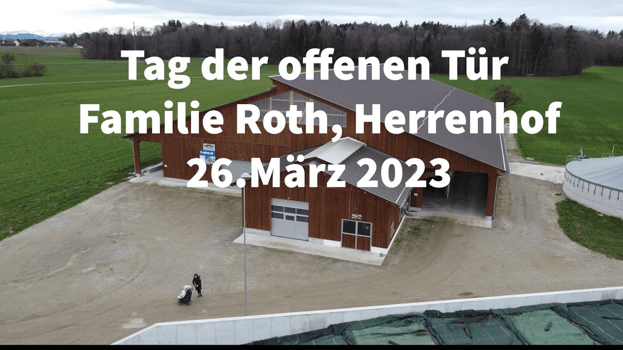 Hightech Kuhstall für 120 Kühe der Familie Roth