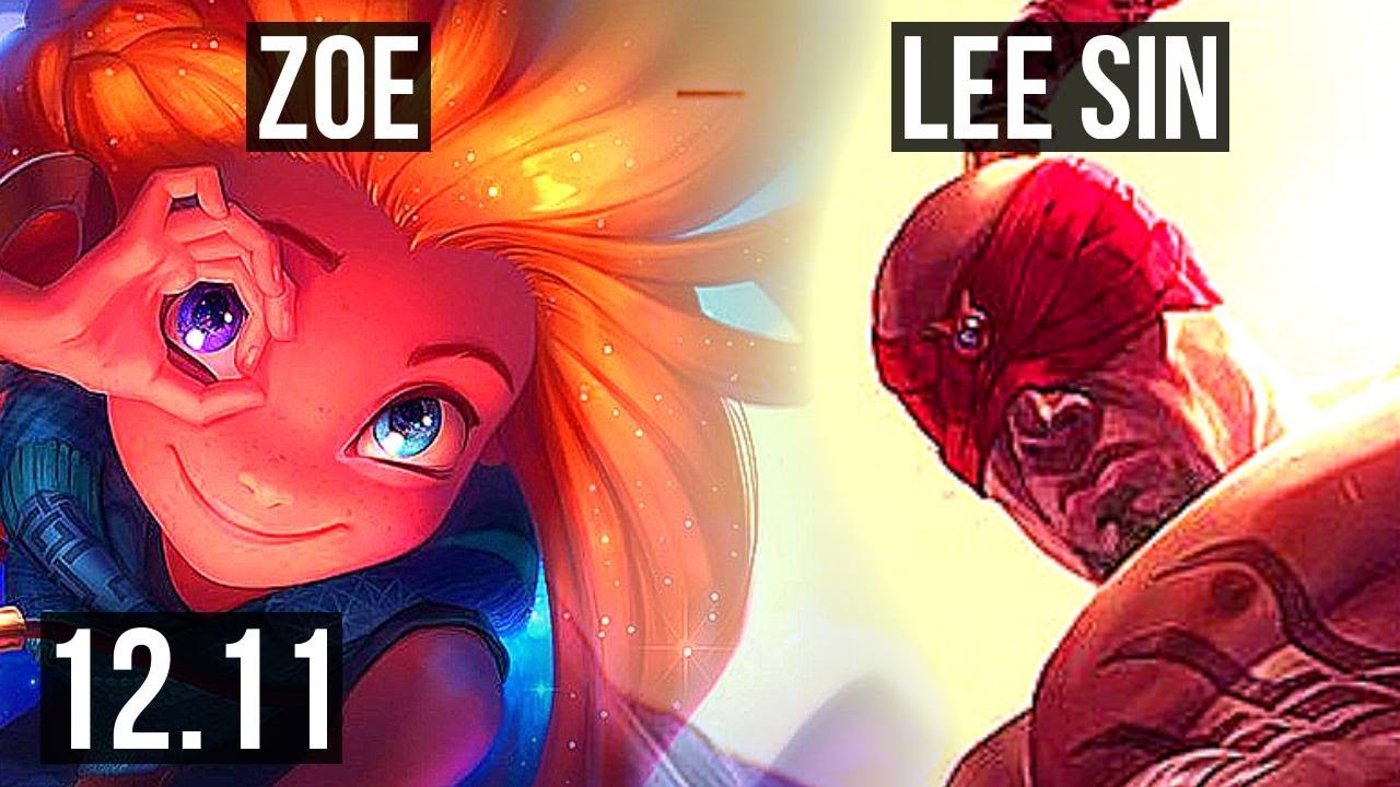 ZOE vs LEE (MID) | 4/1/6, 300+ games | KR Grandmaster | 12.11