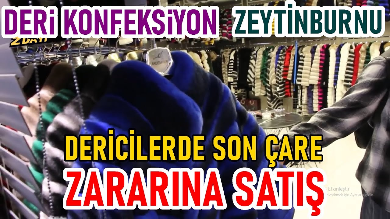 ZEYTİNBURNU'NDA DERİCİLER BIÇAK KEMİĞE DAYANINCA ZARARINA SATIŞA BAŞLADI #zdayı #piyasalar