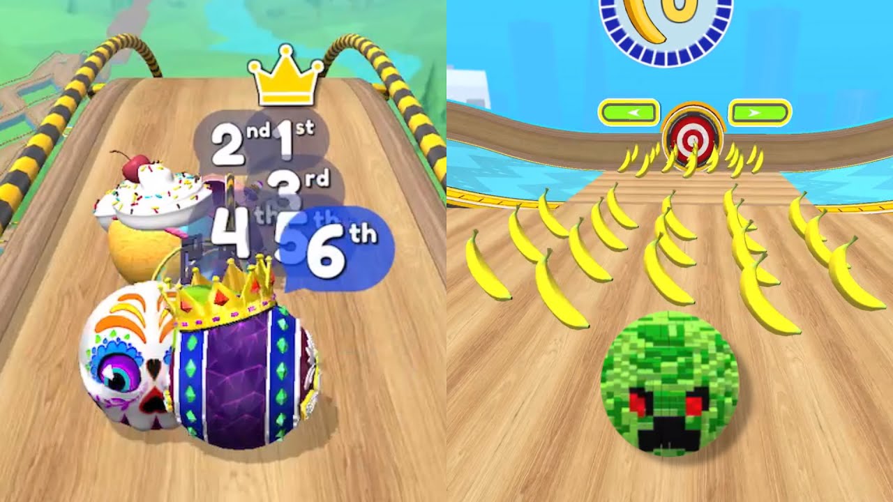 Going Balls | Banana Frenzy Vs Epic Race - Mobile Gameplay