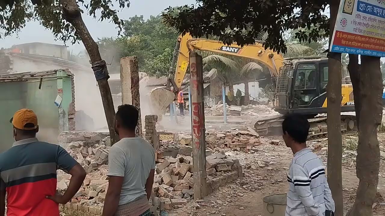 নলতা - কালিগঞ্জ অবৈধ স্থাপনা উচ্ছেদ অভিযান সম্পন্ন । #viral #viralvideo #video #foryou 