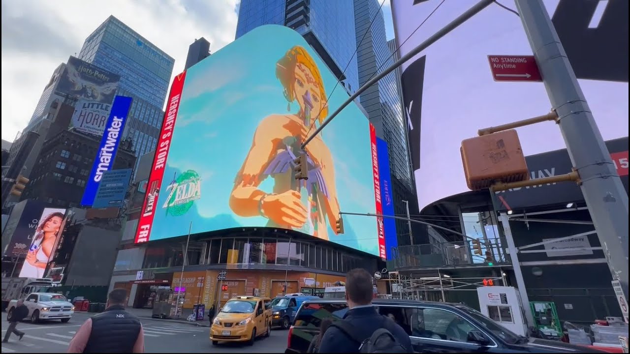 Hershey&rsquo;s Chocolate World In Times Square - Video Billboard - May, 2023.