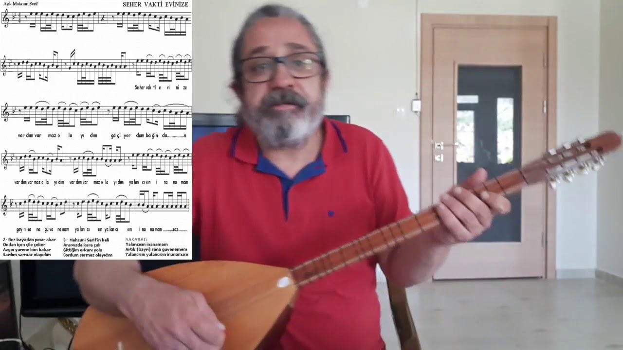SOLFEJ AŞIK MAHZUNİ ŞERİF SEHER VAKTİ EVİNİZE YALANCISIN İNANAMAM KISA SAP BAĞLAMA EKLEYEN SURGEON