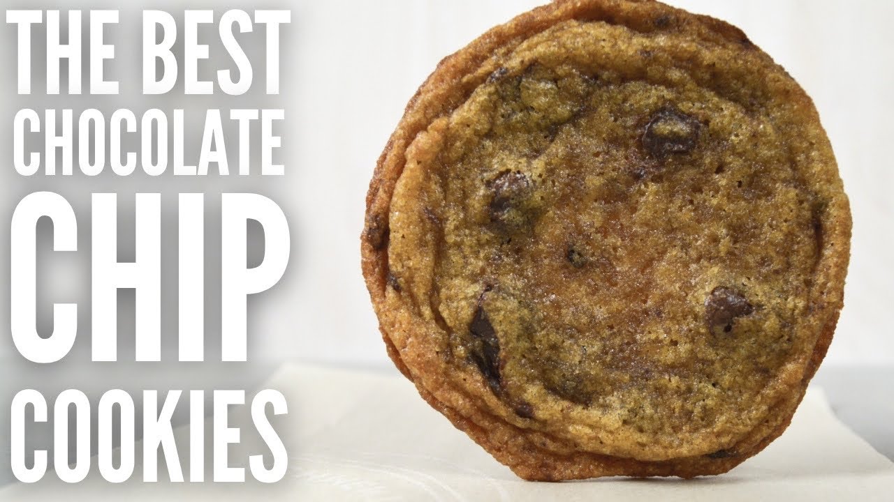 Thin and chewy chocolate chip cookies | Easy cookie recipe