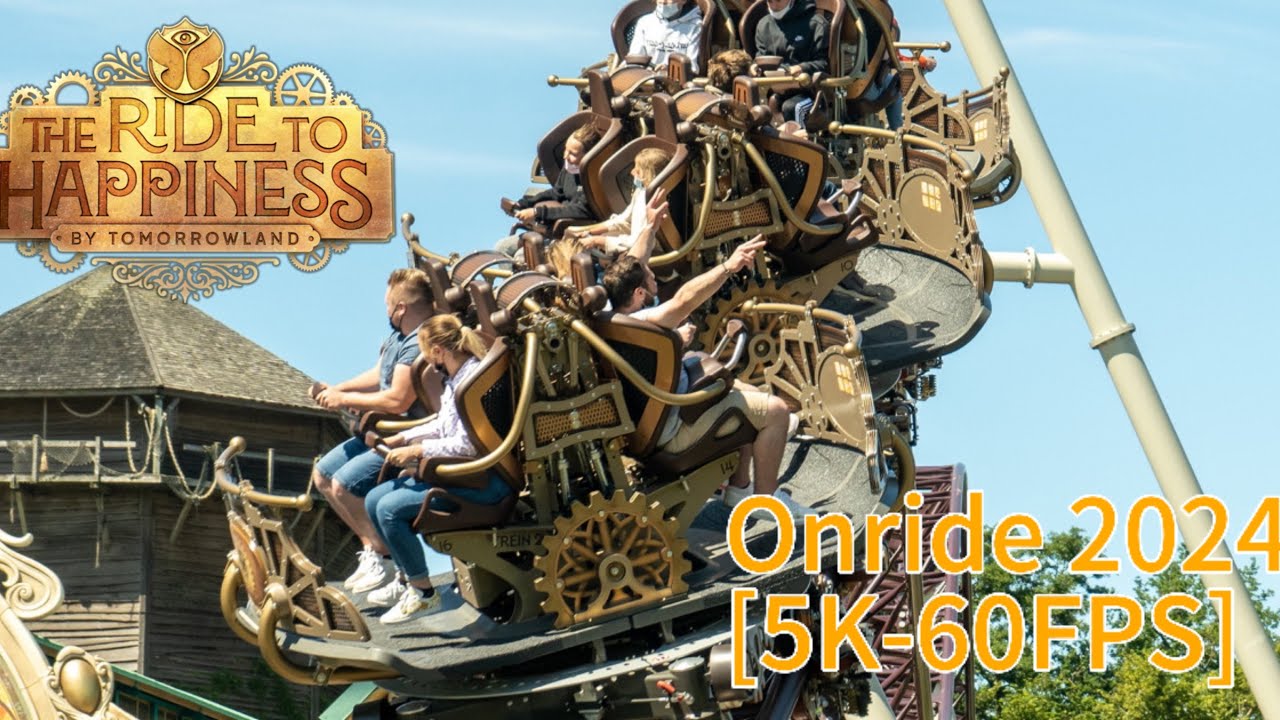 [5K-60FPS] - The ride to hapiness (Onride) [First Raw] - Plopsaland de Panne
