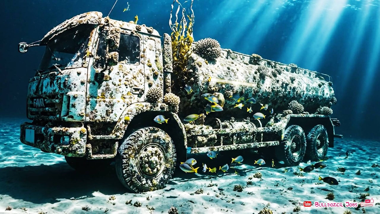 30 Years Underwater! FAW J6P Fuel Tanker Truck Restored to Like New &ndash; Full Restoration