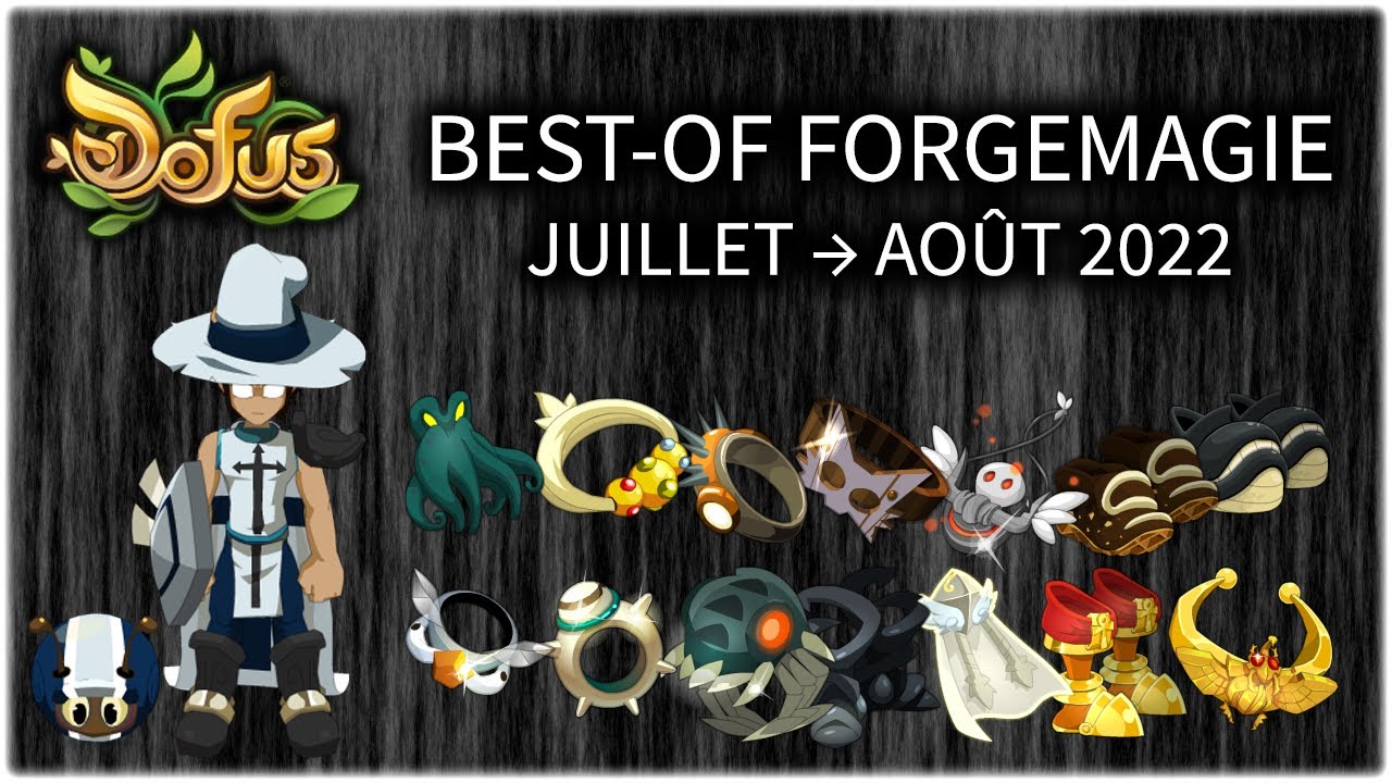 RÉACTIONS EXOS, PLUS BELLES RÉALISATIONS, MEILLEURES SÉQUENCES - BEST-OF FORGEMAGIE - Gryfox [DOFUS]