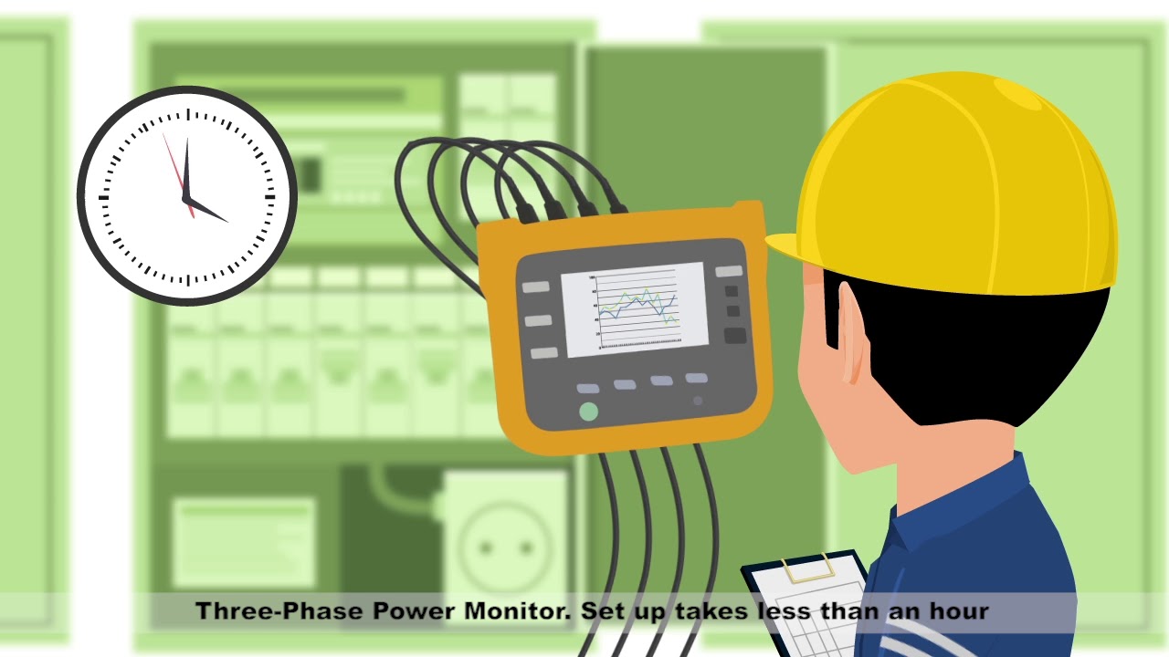 Fluke 3540 FC Three-Phase Power Monitor: Benefits of Quick Installation