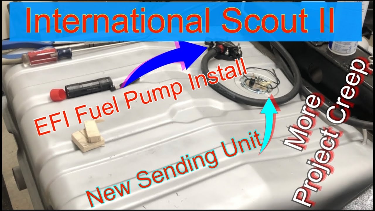 Reconditioning and Converting my Scout fuel tank for EFI - Project Creep Ep. 14