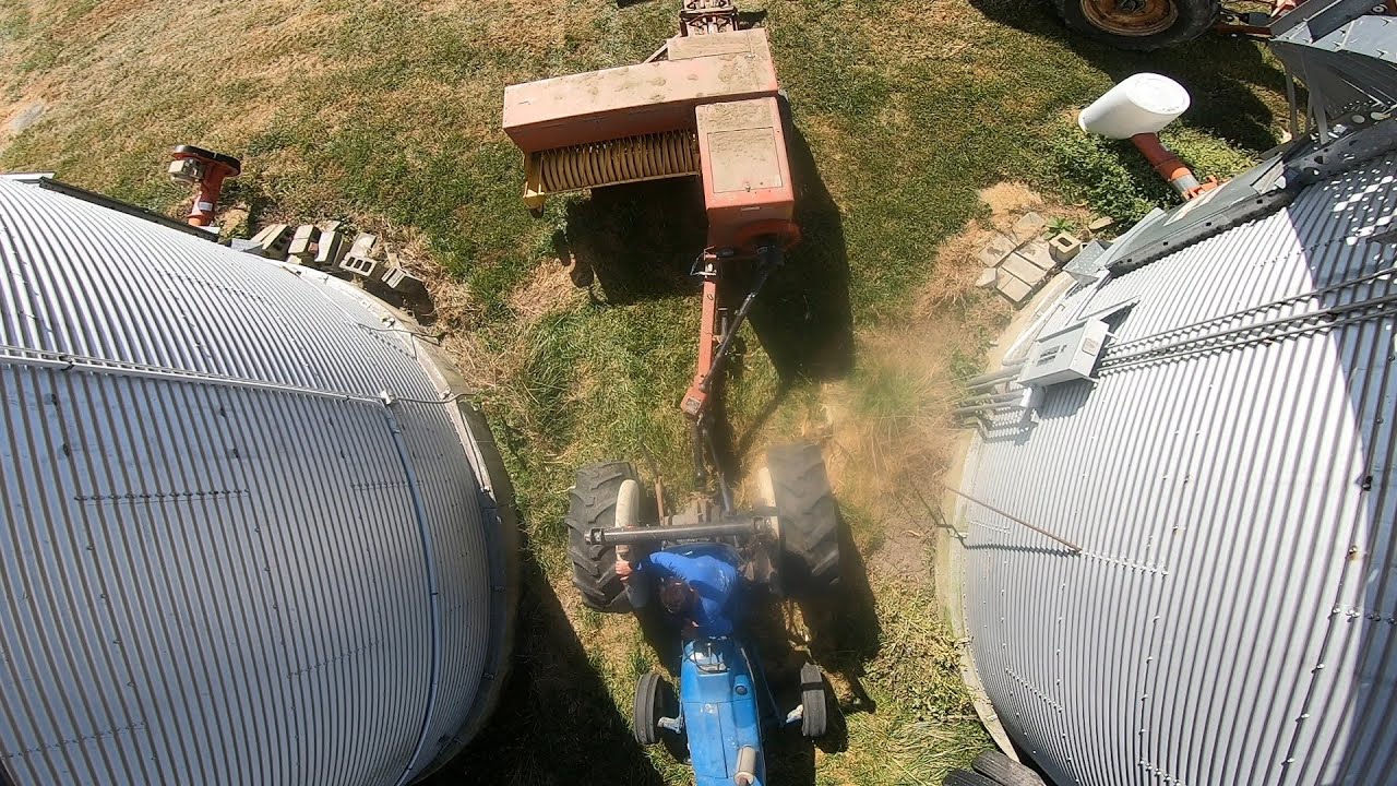 Baling Thick October First Cut Hay