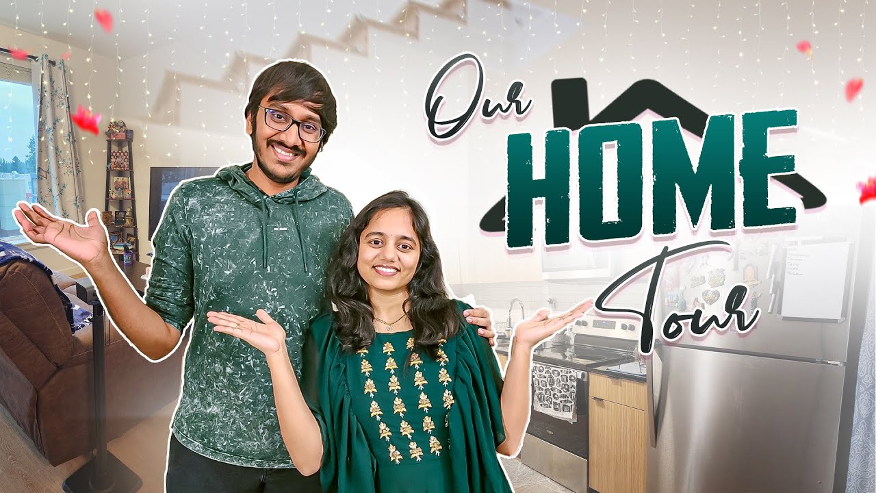 Our Small Home Tour in USA | Telugu Vlogs  | Seattle | Rented Studio Apartment | Indian Home