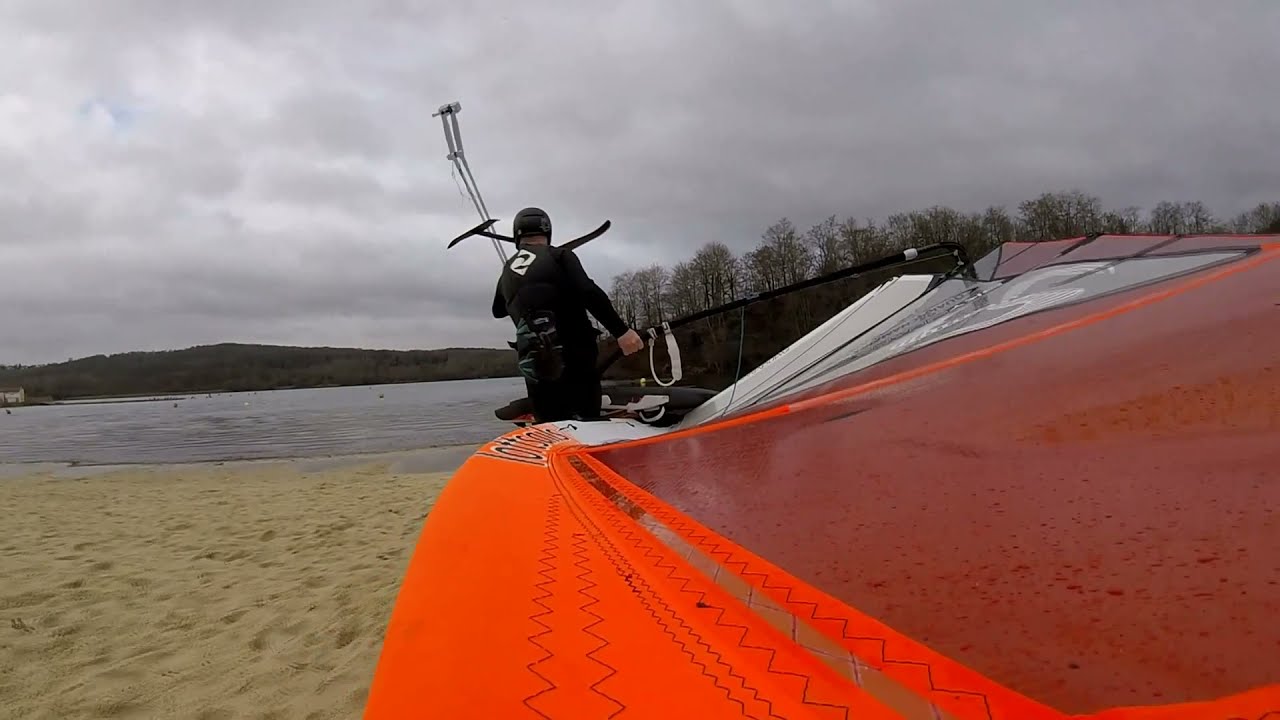 1ere session windfoil/windsurf foil de l'ann&eacute;e 2019 &agrave; Jablines (77)