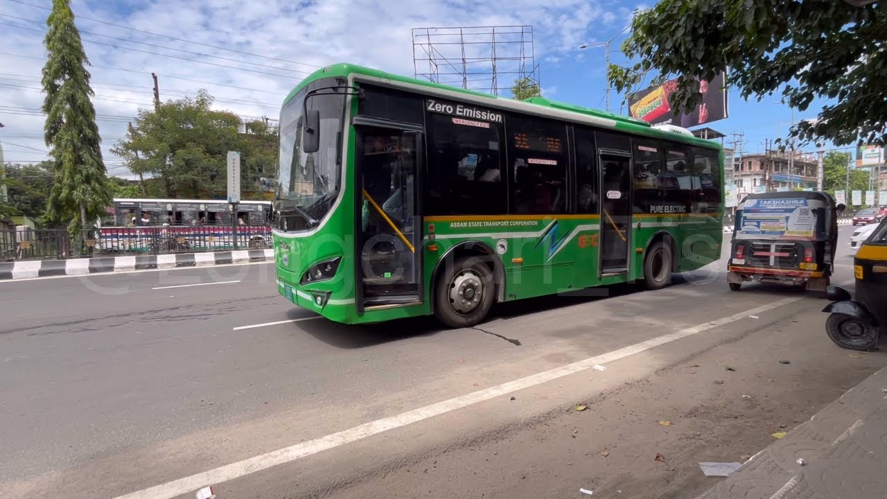Passenger POV: Electric Bus Ride | Guwahati, Assam, India |