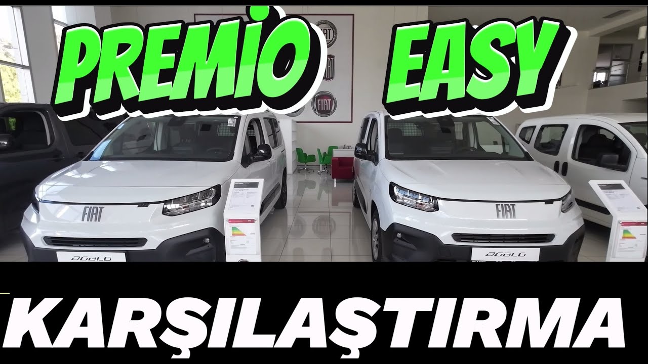 FİAT DOBLO EASY VE PREMİO PAKETLERİ KARŞILAŞTIRMA. HANGİ PAKETİ ALMAK DAHA MANTIKLI ?