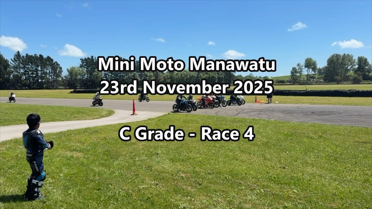 C Grade Race 4 - Mini Moto Manawatu 23rd Nov 2025