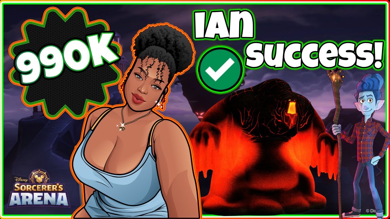 Ian F2P Lava Titan T4 Run Success! | Disney Sorcerers Arena DSA