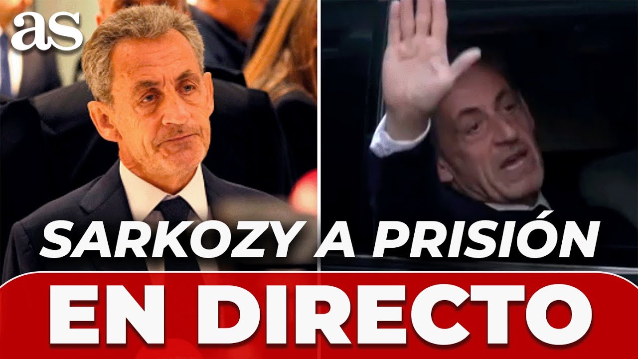 EN DIRECTO, NICOLAS SARKOZY entra en PRISIÓN | Las mejores IMÁGENES desde PARÍS