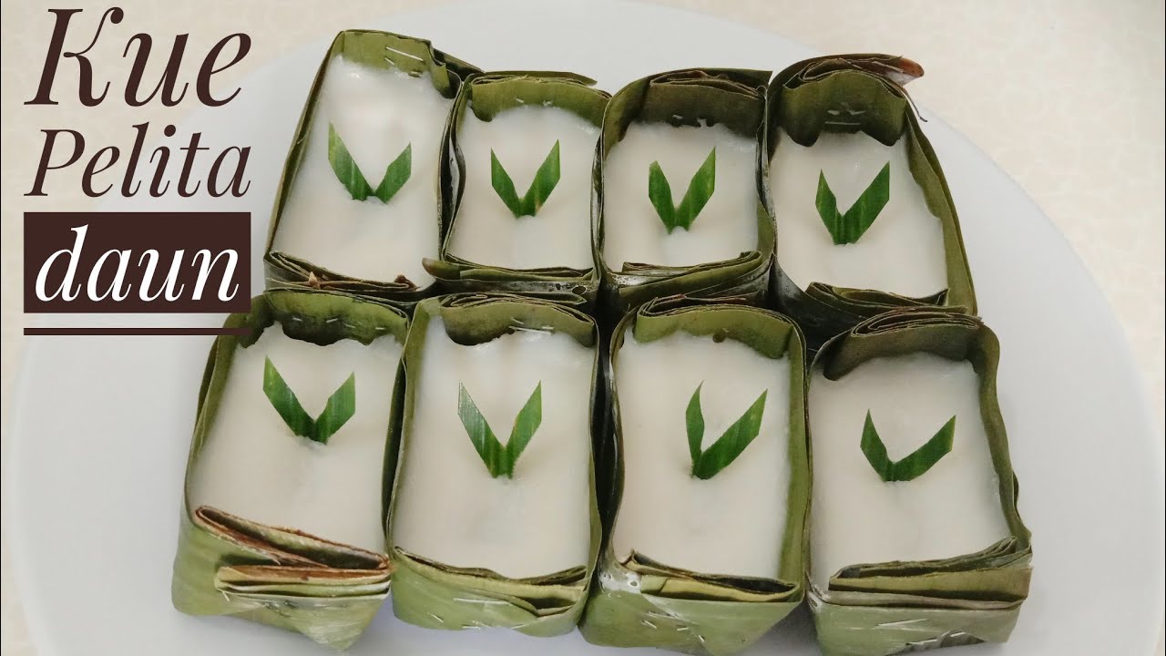 Kue pelita daun khas melayu cuma 3 bahan | kue tradisional