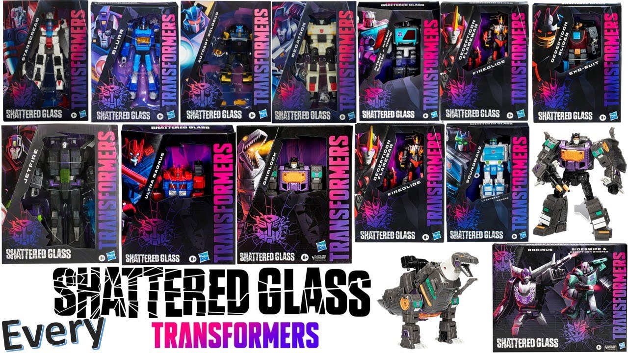 Every Transformers Shattered Glass Comparison List