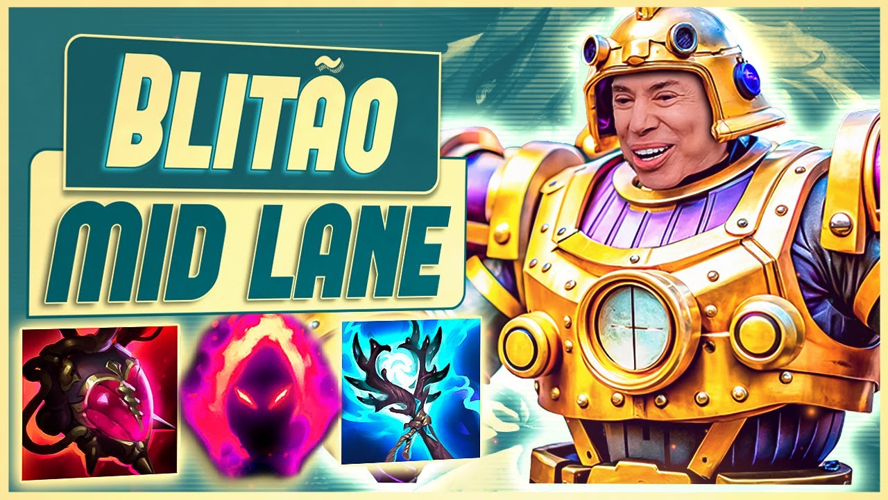 BLITZCRANK MID FULL AP | NÃO CONSEGUI ENTENDER SE EU TAVA BEM OU MAL, DIGA VOCÊ! KK | MEC
