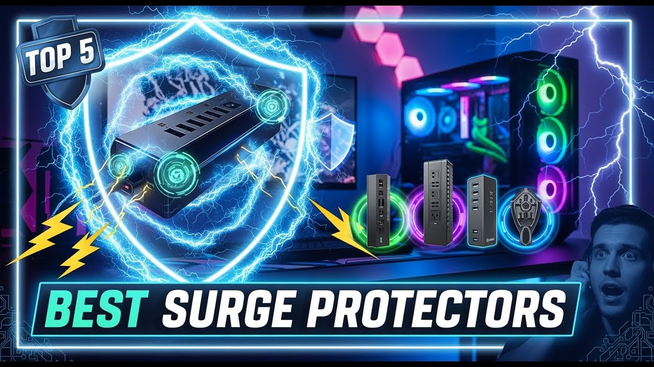 TOP 5 Best Surge Protectors for a Gaming PC 2026 | Protect Your Expensive Rig From Power Surges