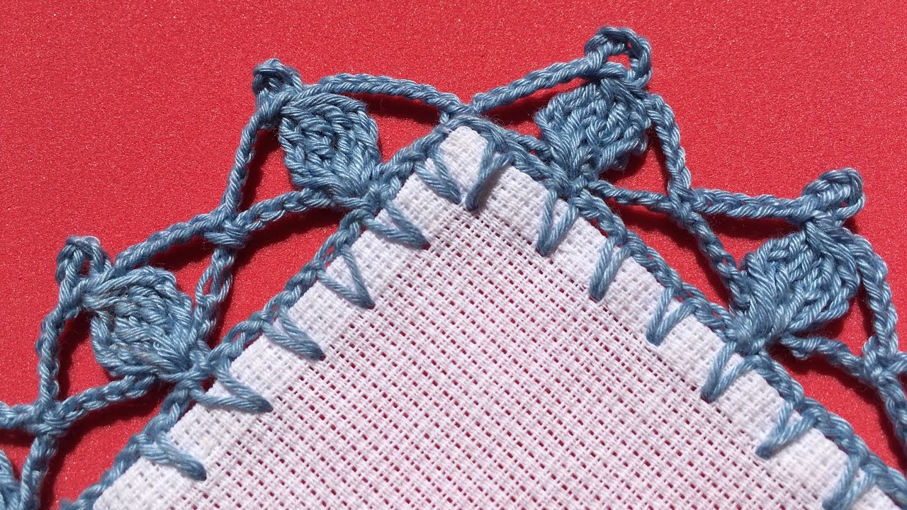 PUNTILLA FACIL PARA INICIANTES DE VUELTA Y VUELTA 🧶ORILLA A CROCHET PARA RECUERDOS DE 15 AÑOS  # 66