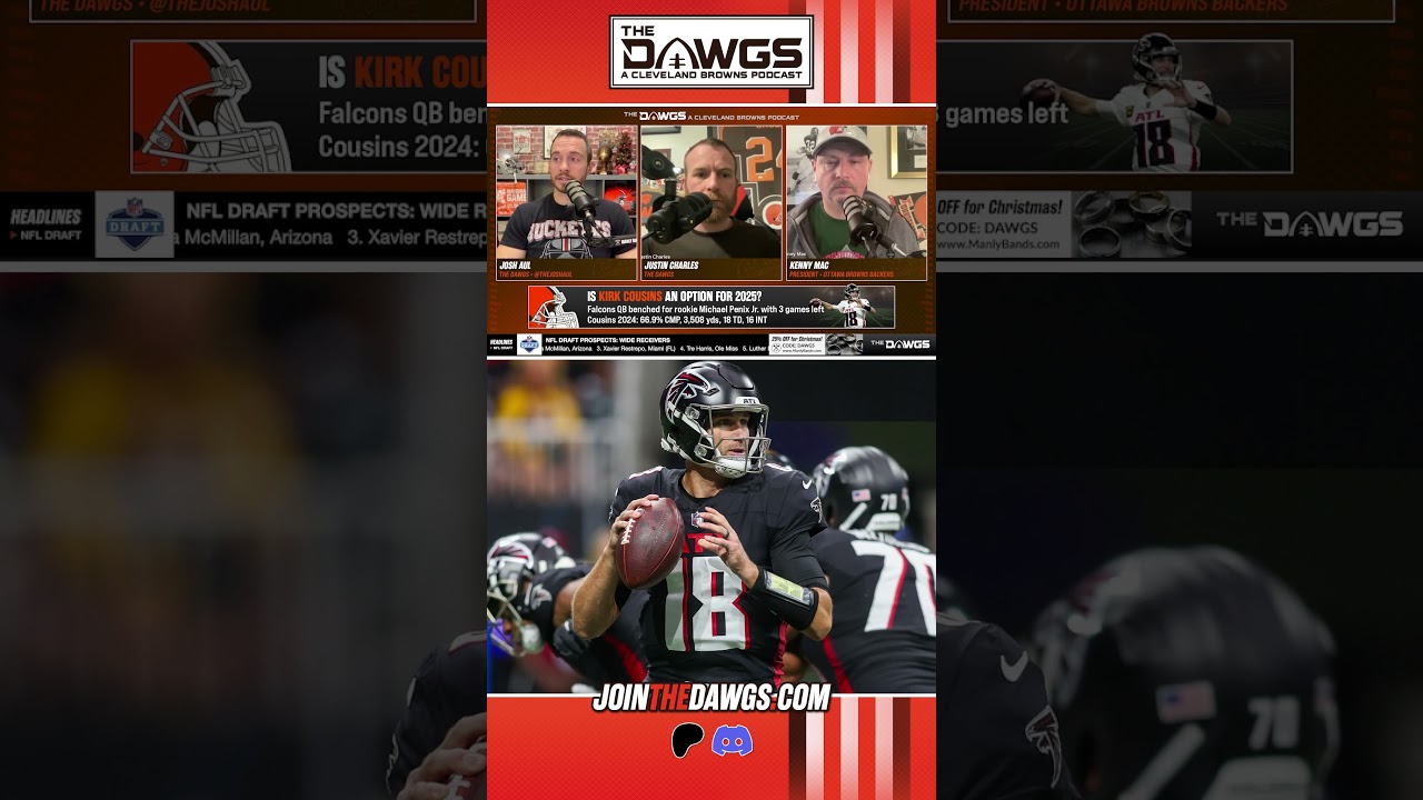 Should the Browns bring in Kirk Cousins in 2025? #clevelandbrowns