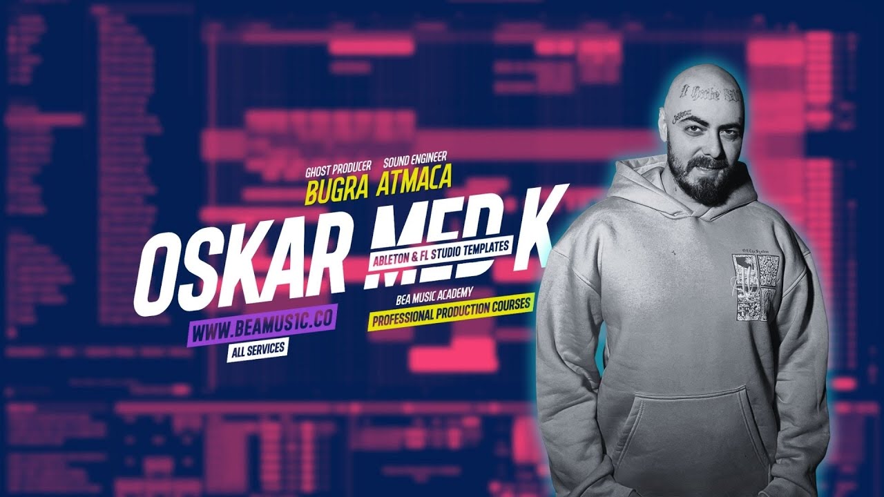 Oskar Med K Style House Music | Modern & Minimal House Production Tutorial #freetemplate