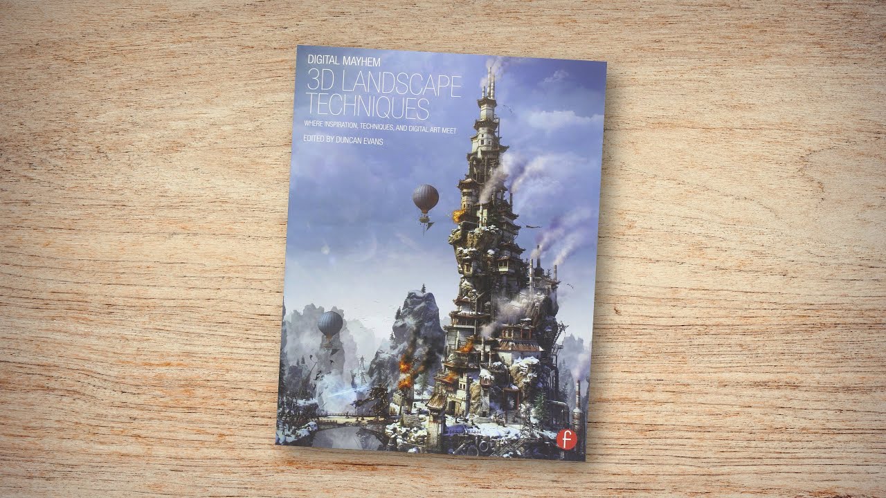 Digital Mayhem 3D Landscape Techniques (book flip)