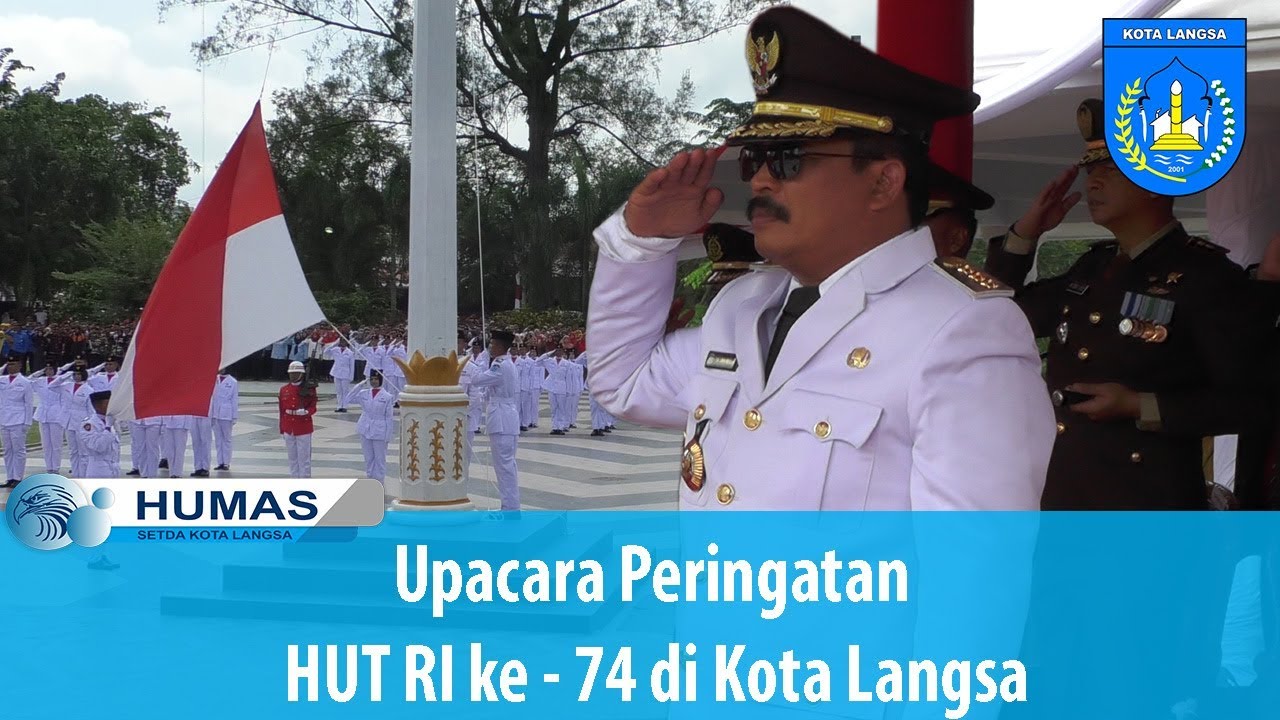 Upacara Perigatan HUT RI ke 74 di Kota Langsa