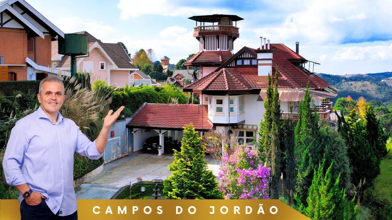 Casa com MIRANTE PARTICULAR DE 360º a venda em Campos do Jordão!!!