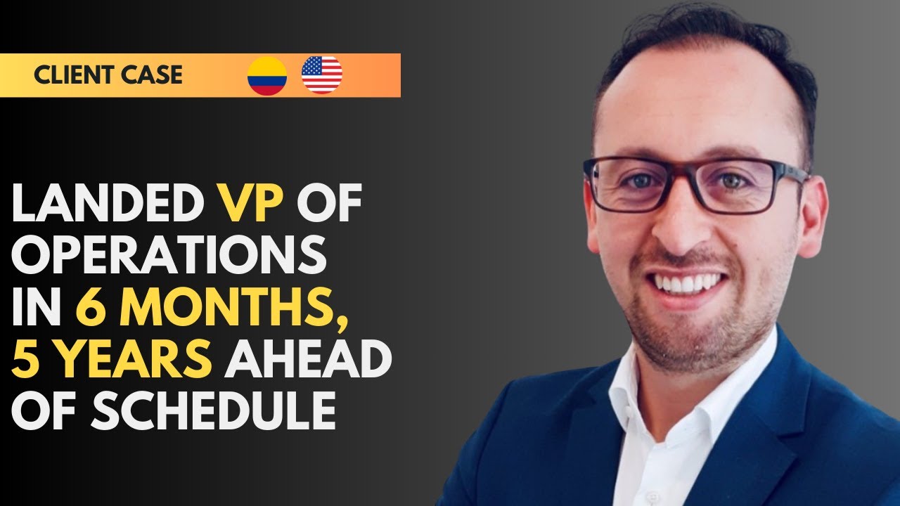Client Case: How He Landed a VP Role 5 Years Early After Feeling Career-Stuck