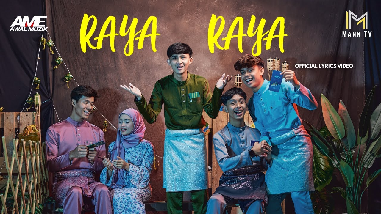 RAYA RAYA - Danial Kifli, Ammor, Teah, Aieman & Ceknen (OFFICIAL LYRIC VIDEO)