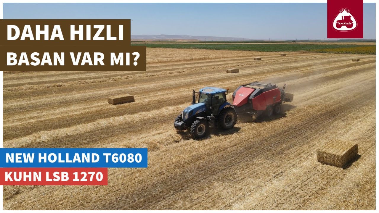 Performansı Göz Dolduruyor | New Holland T6080 ve Kuhn Büyük Balya Makinası