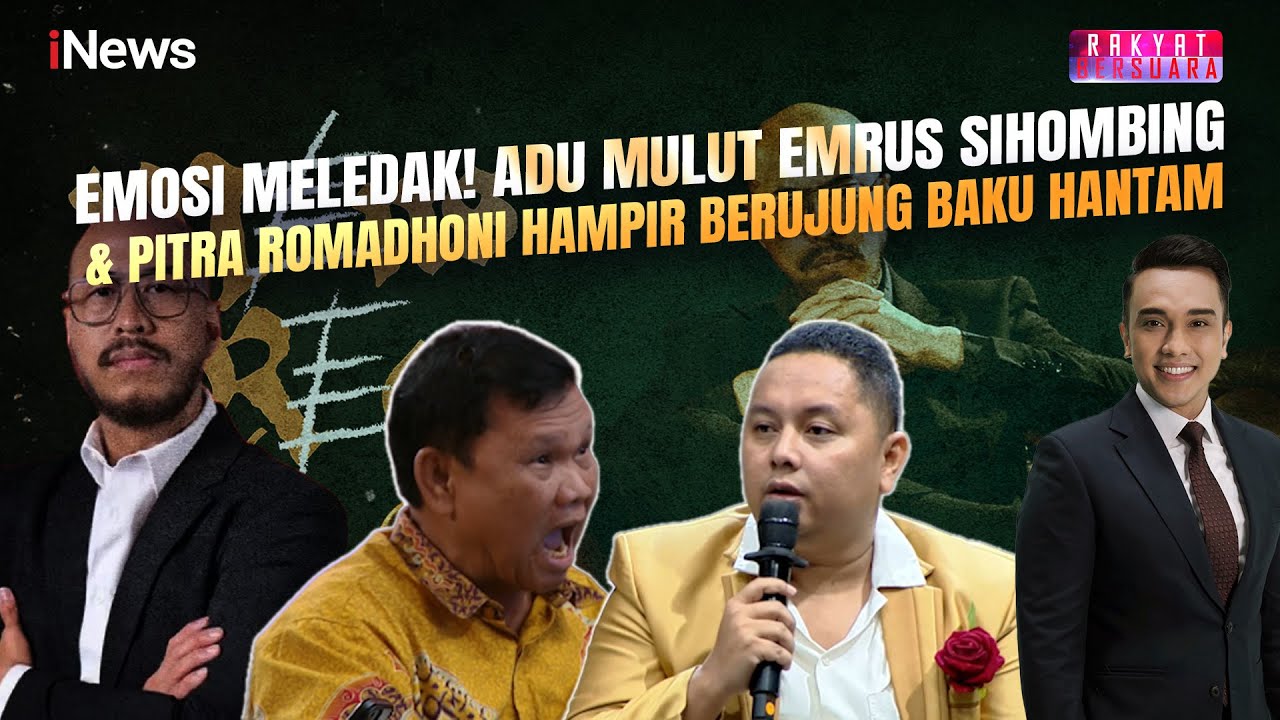 Emrus Sihombing Nyaris Baku Hantam dengan Pitra Romadhoni, Adu Keras hingga Saling Tunjuk | Rakber