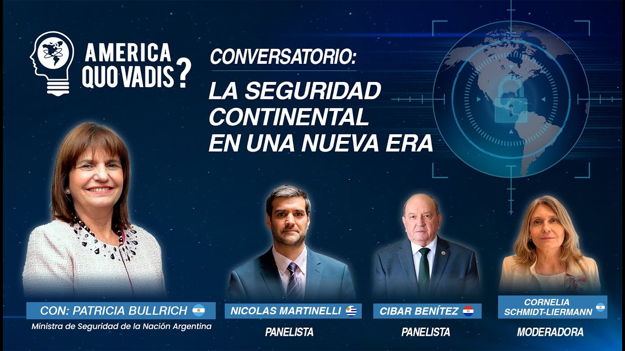 🔴 En Vivo | Patricia Bullrich: La Seguridad Continental en una Nueva Era | América Quo Vadis 2025