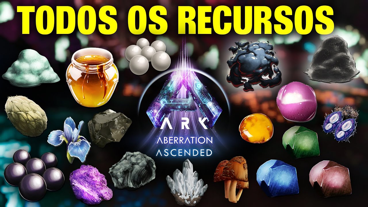 LOCALIZAÇÃO DE TODOS OS RECURSOS EM ARK ABERRATION!