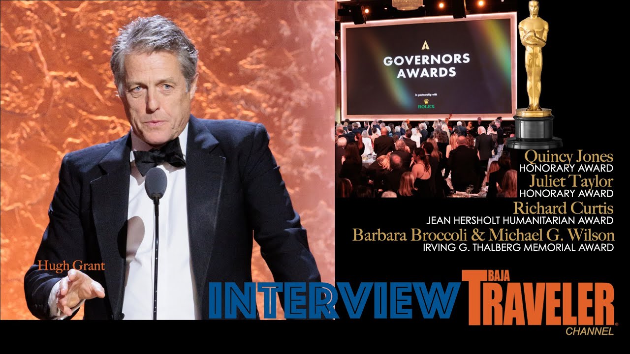 HUGH GRANT presented Richard Curtis the Jean Hersholt Humanitarian Award at the Governor Awards.