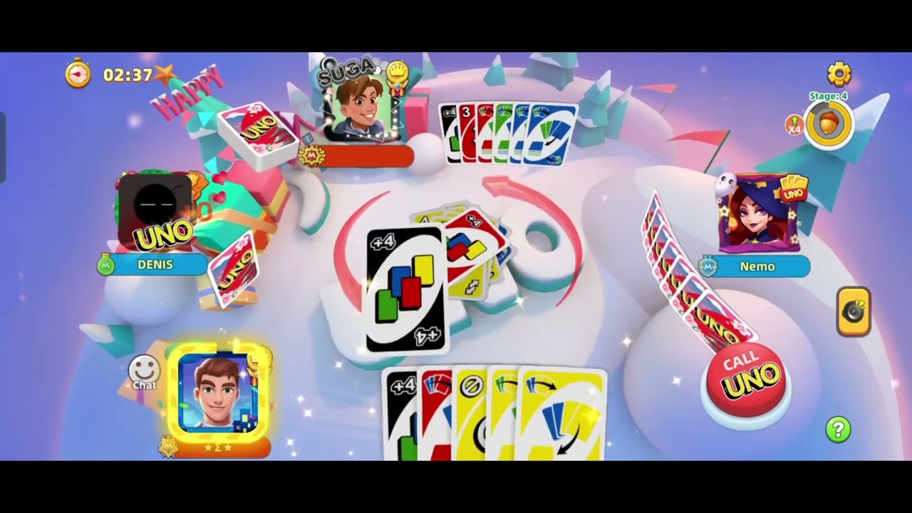 UNO! Mobile Game | Go Wild x600 + double discard 🎴🎴 (old video)