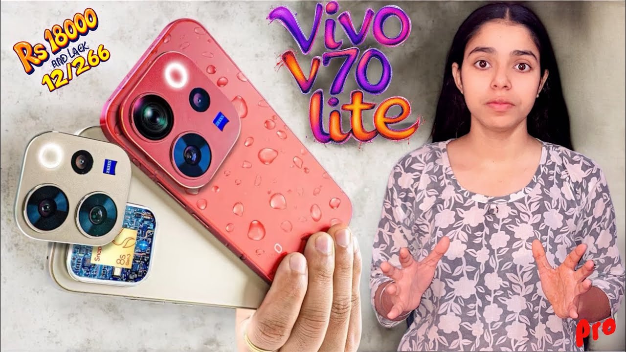 VIVO V70 ELite unboxing video & camera testing 