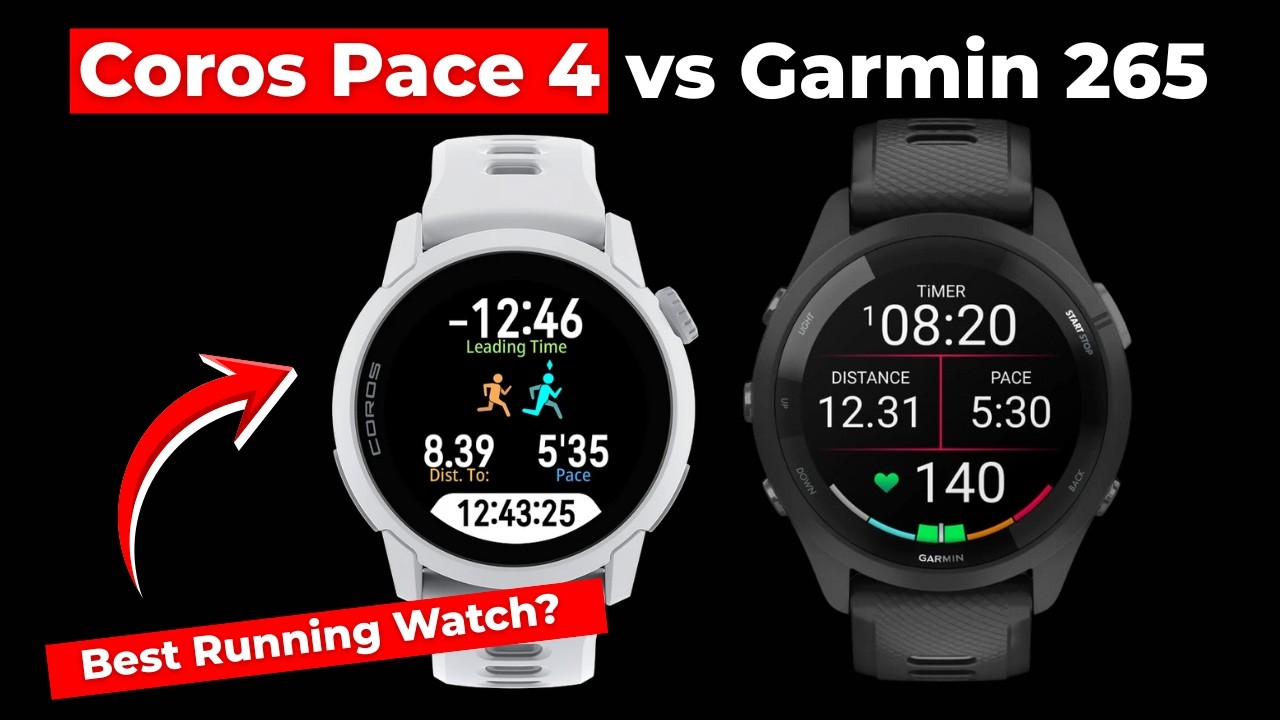 Coros Pace 4 vs Garmin Forerunner 265 – Full Running Watch Comparison 2026