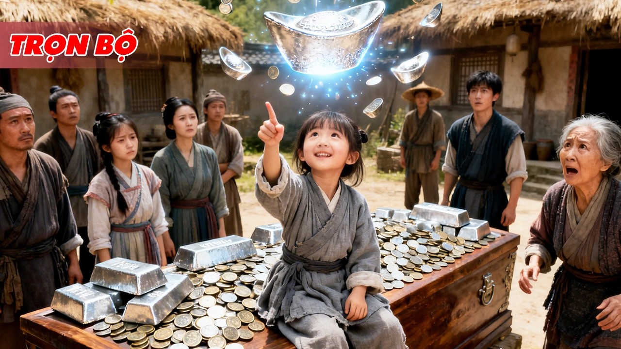 Xuyên thành bé gái nghèo ép làm vật tế cho ma, cô bé mở không gian bí mật lật ngược số phận