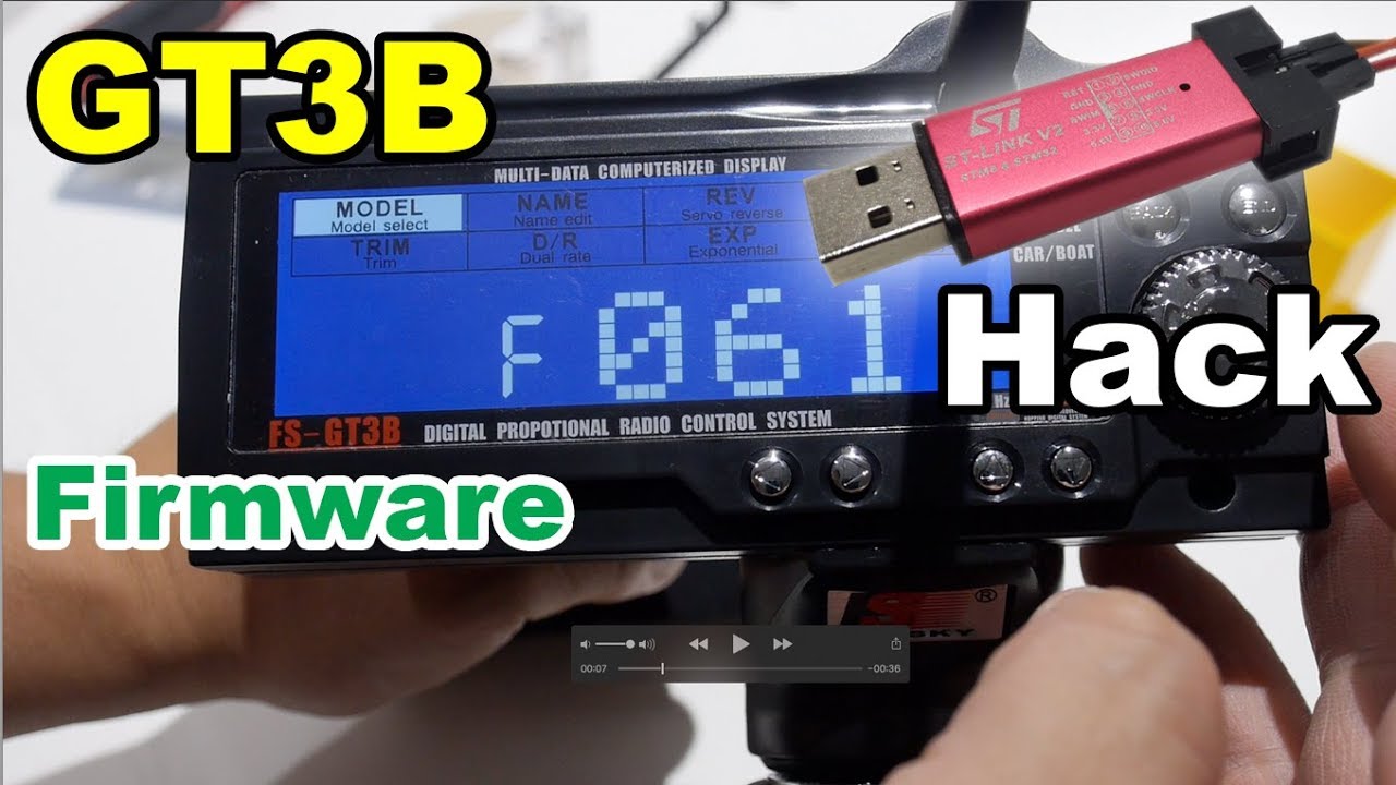 Flysky GT3B Hacked Firmware 0.6.1 UPDATED